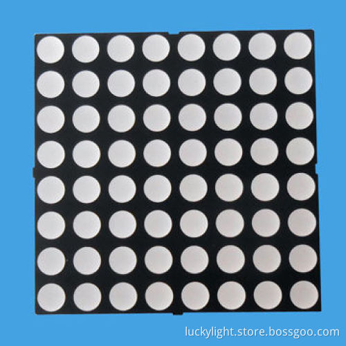 3.7mm Orange Color 8 x 8 Dot Matrix LED Display with RoHS Compliant Version
